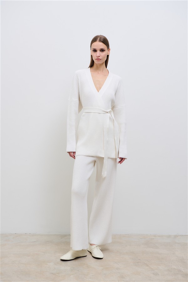COMBOS 063 LOOM PANTS IVORY